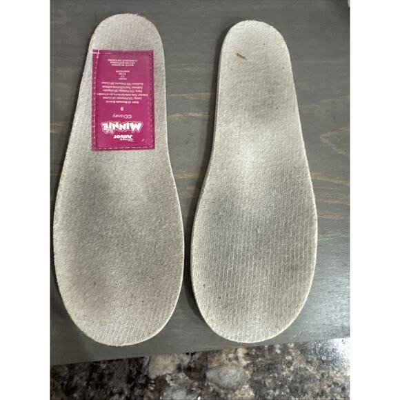 MINNIE MOUSE Rain Boots Girl’s Size 9 Disney Junior Red And White Polka Dot - Picture 4 of 15